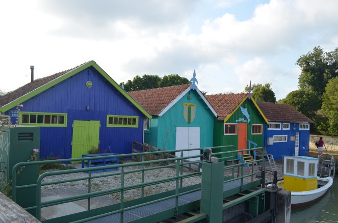 Chateau d'Oleron - case dei pescatori