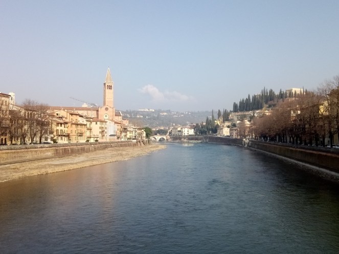 Veduta dal Ponte Nuovo - Verona