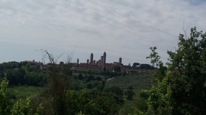 Arrivo a San Gimignano