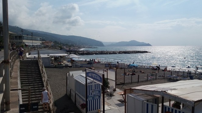 lungomare di Lavagna Italy