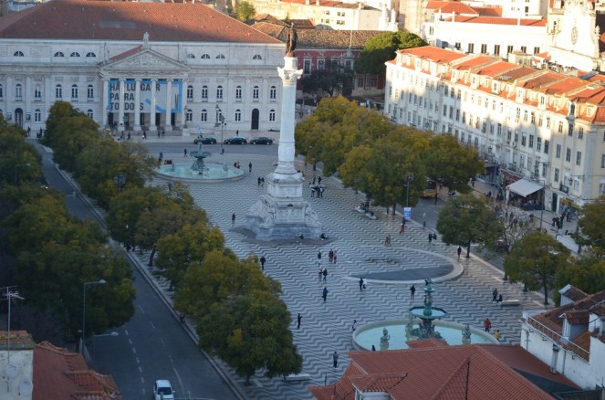 Piazza Dom Pedro IV Lisbona