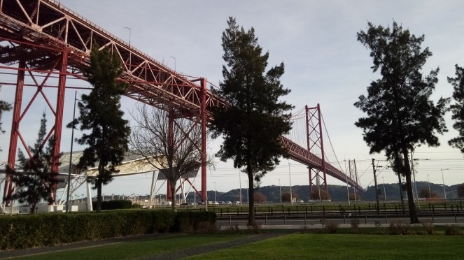 Pilar 7 del ponte 25 de Abril Lisbona