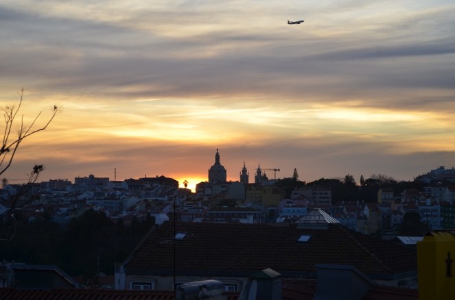 tramonto Lisbona