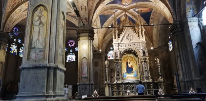 Tabernacolo dell'Orcagna interno Chiesa Orsanmichele