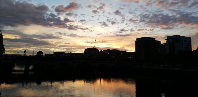 Glasgow sunset