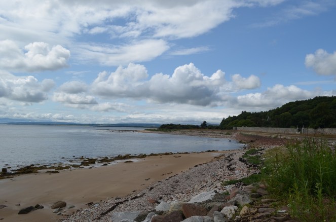La spiaggia di Dunrobin Castle, Scotland