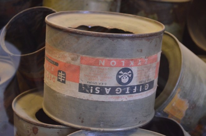 Oggetti esposti all'interno dei blocchi - Auschwitz