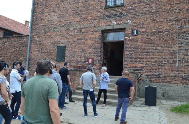 ingresso del blocco 11  Auschwitz