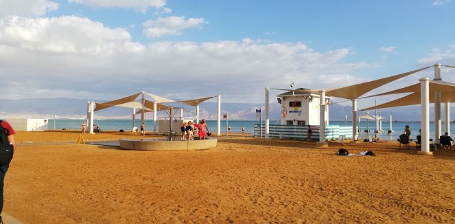 la spiaggia di Ein Bokek