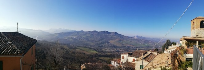 Panorama della Valmarecchia