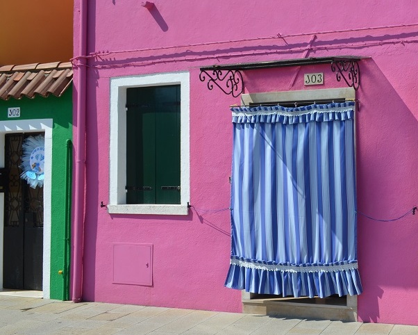 Le case colorate di Burano